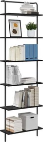 vidaXL Ράφι Βιβλίων 6 επιπέδων 60 x 24 x 203 εκ Επεξεργασμένο ξύλο