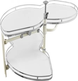 VEVOR 2 Tier Swing Left Blind Corner Cabinet Pull Out Soft Close Organizer