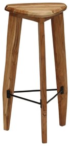 vidaXL Σκαμπό Μπαρ 2 τεμ. από Μασίφ Ξύλο Ακακίας