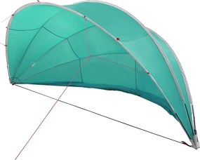 vidaXL Θόλος πισίνας Πράσινο 430 x 430 x 210 εκ.