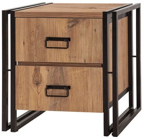 Κομοδίνο Cosmo 863SPH3501 52x40x55cm Pine-Black