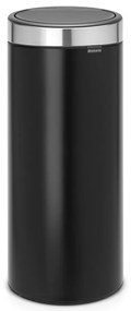 Brabantia 650009 Κάδος Απορριμμάτων Touch Bin New 30L, Matt Black, FPP