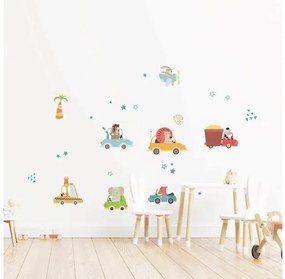 Αυτοκόλλητα Τοίχου L Toy Cars 18120 Ango-18120-Πολύχρωμο 18120