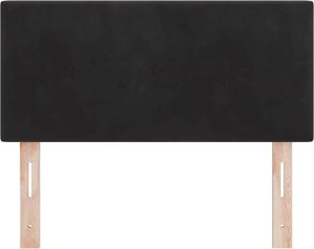 vidaXL Κεφαλάρι Μαύρο 90 cm Βελούδο