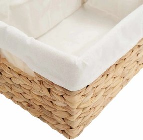 vidaXL Καλάθια Αποθήκευσης 3 pcs Φυσικό Υάκινθος νερού