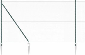 vidaXL Στύλος Περιφράξεων Πράσινο 50 x 1,6 μ (13 mm πλέγμα)