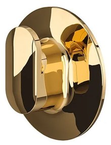 Άγκιστρο Μπάνιου Cooper 800555 Medium 1,7x3,8cm Με Αυτοκόλλητη Βάση Τοίχου Polished Gold Tiger Μέταλλο