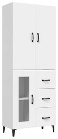 vidaXL Ντουλάπι Λευκό 69,5x34x180 εκ. από Επεξεργασμένο Ξύλο