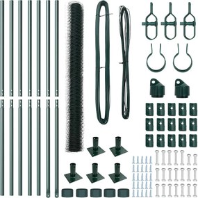 vidaXL Στύλος Περιφράξεων Πράσινο