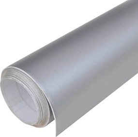 vidaXL Μεμβράνες Αυτοκινήτου 2 τεμ. Ασημί Ματ 100 x 150 εκ.
