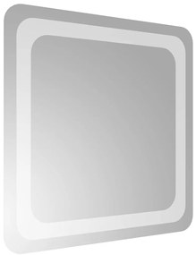 vidaXL Καθρέφτης Μπάνιου με LED 40x40 εκ.