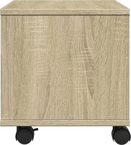 vidaXL Βάση Εκτυπωτή με Ρόδες Sonoma Δρυς 41x32x34,5 εκ.