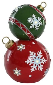 Χριστουγεννιάτικο Στολίδι Home ESPRIT Κόκκινο Πράσινο