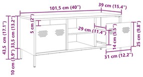 ΈΠΙΠΛΟ ΤΗΛΕΟΡΑΣΗΣ ΛΕΥΚΟ 101,5X39X43,5 ΕΚ. ΑΤΣΑΛΙ ΨΥΧΡΗΣ ΈΛΑΣΗΣ 851303