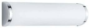 Φωτιστικό Τοίχου-Απλίκα Xavi 30x8cm Chrome-White 2803021-06 Trio Lighting Μέταλλο,Γυαλί