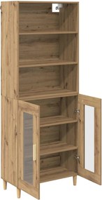 vidaXL Highboard Artisan Oak 69,5 x 32,5 x 180 εκ Επεξεργασμένο ξύλο