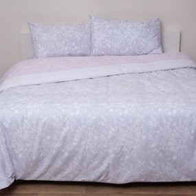Παπλωματοθήκη Υπέρδιπλη (Σετ 220x240) 2 Όψεων Viopros Fresh Αλίκη Ροζ