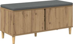 vidaXL Παγκάκι Χαλωρίου Τεχνίτικη Δρυς 100 x 38 x 46 εκ
