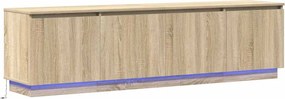 vidaXL Ντουλάπι TV Δρύς Sonoma 180 x 38 x 49 εκ Επεξεργασμένο ξύλο