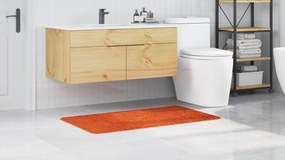 vidaXL Πατάκι Μπάνιου Ορθογώνιο Πορτοκαλί 70x120 εκ. Πολυπροπυλένιο Αντιολισθητικό