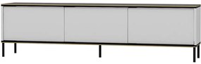 Έπιπλο Tηλεόρασης Imaj 382NRC1526 180x35x45,2cm Marble Effect Black-White