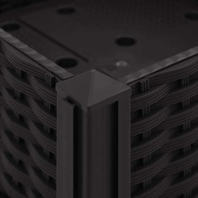 vidaXL Ζαρντινιέρα 80 x 80 x 38 εκ. από Πολυπροπυλένιο