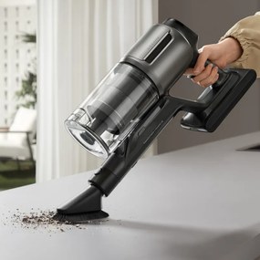 Ηλεκτρική σκούπα μπαταρίας Dreame Z30 AquaCycle VZV77B, 855W, 310AW, 150000 rpm, 3 στάδια, 0.32/0.4/0.6 l, 90 λεπτά, HEPA H14, LED, Brushless motor, Μαύρο