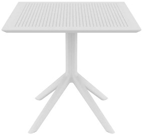 Τραπέζι Sky 80X80X74 Άσπρο White