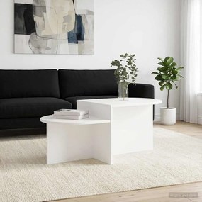 vidaXL Τραπεζάκι σαλονιού Λευκό 100 x 50 x 40 cm Επεξεργασμένο Ξύλο