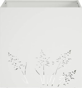 vidaXL Γλάστρα Κήπου 2 τμχ. Λευκό 50 x 50 x 49 cm