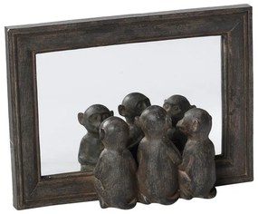 Καθρέπτης "Πίθηκος" Polyresin 21,5x15,5εκ. ESPIEL TEA343