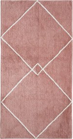 Πατάκι Μπάνιου (70x130) Kentia Loft Veda 14 Pink