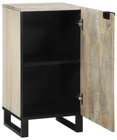 vidaXL Γραφείο Λευκό 40 x 33 x 75 εκ. Μασίφ ξύλο μάνγκο