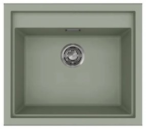 Νεροχύτης κουζίνας SINTESI 105 Sage Green 82 ELLECI 57x50cm