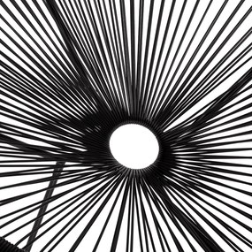 Σετ Κήπου Σαλόνι ACAPULCO 3 τεμ Μαύρο Μέταλλο - Rattan