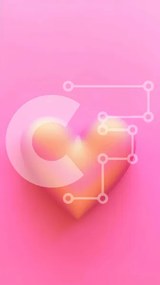 Intra Συλλεκτικό Ξύλινο Παζλ Plywood 4mm - Ροζ αντικείμενο σε σχήμα καρδιάς σε ροζ φόντο Σε Ξύλινο Κουτί - Διαστάσεις: 10x10 cm – 25 κομμάτια