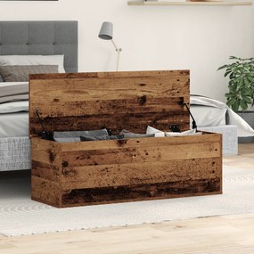 vidaXL Κουτί Αποθήκευσης από Παλιό Ξύλο 102x35x35 εκ. Σύνθετο Ξύλο