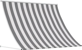 vidaXL Αντιανεμικό Γκρι και Λευκό 400 x 150 cm