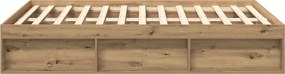 vidaXL Πλαίσιο κρεβατιού χωρίς στρώμα 120x200 εκ. Επεξεργασμένο Ξύλο