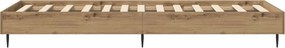 vidaXL Σκελετός Κρεβατιού Artisan Δρυς 80 x 200 cm Επεξεργασμένο Ξύλο