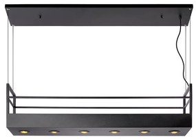 Φωτιστικό Κρεμαστό Lucide 21427-06-30 MIRAVELLE Μαύρο Ματ (Black Mat)