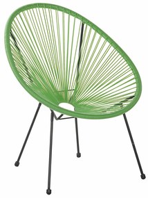 Καρέκλα εξωτερικού χώρου Berwyn 1953, 87x70x90cm, 5 kg, Πράσινο, Πλαστικό ψάθινο | Epipla1.gr