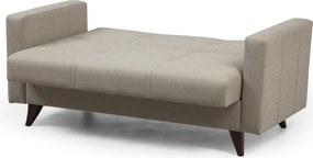 Διθέσιος Καναπές Κρεβάτι Μπεζ POLYA 75x151x86