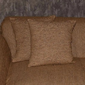 Μαξιλάρι Διακοσμητικό (Με Γέμιση) Cubes 874-222-136 42x42cm Beige-Brown 42X42 Cotton-Polyester
