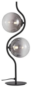 Επιτραπέζιο Φωτιστικό WAVE-2T G9 Γυαλί 40W Sunlight-WAVE-2T-BL-Μαύρο WAVE-2T-BL
