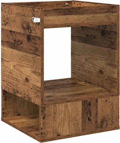 vidaXL End Table Παλιό ξύλο 40 x 40 x 56 εκ. Επεξεργασμένο ξύλο