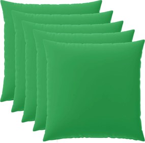 vidaXL Κάλυμμα Μαξιλαριού 6 pcs HEERLEN Πράσινο 80 x 80 cm Πολυεστέρας