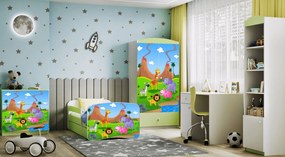 Ντουλάπα Babydreams Cartoon-Prasino-Safari
