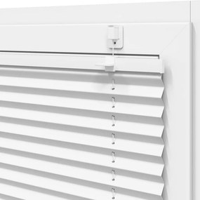 VidaXL Πλισέ περσίδα Λευκό 50x200 cm Πλάτος υφάσματος 49,4 cm