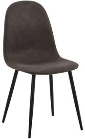 Καρέκλα Celina ΕΜ908,8 45x54x85cm Grey Μέταλλο,Ύφασμα